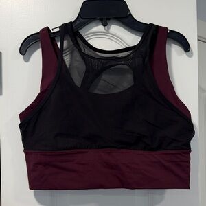 Lululemon Double Layer Cropped long line sports bra-Size 10-